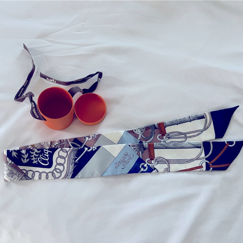 Hermes Twilly Scarf - New, never worn, in box.